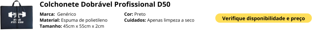 Colchonete Dobrável Profissional D50