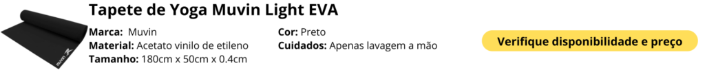 Tapete de Yoga Muvin Light EVA