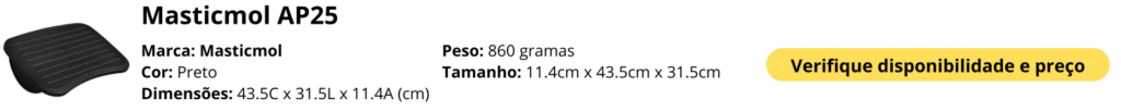 comparação masticmol AP25