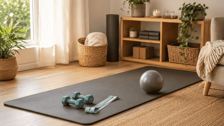 Kit básico para treinar em casa sem gastar muito