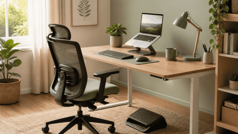 kit ergonômico básico para home office